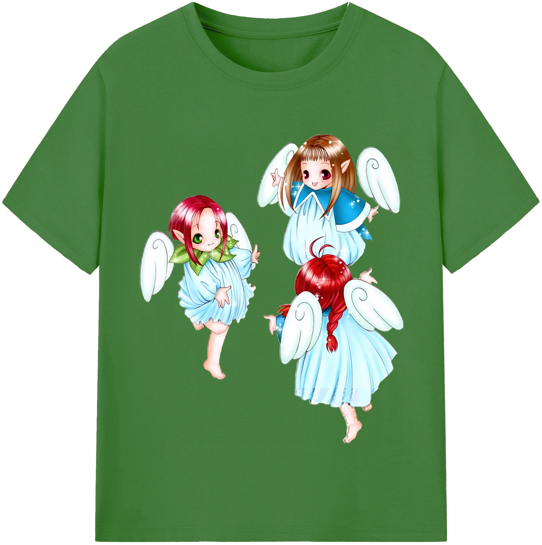 （画像用） 遊☆戯☆王 Yu-Gi-Oh! レディースカジュアルプリントTシャツ（綿100％）